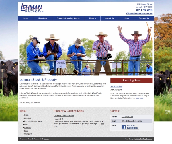 Lehman Stock & Property website