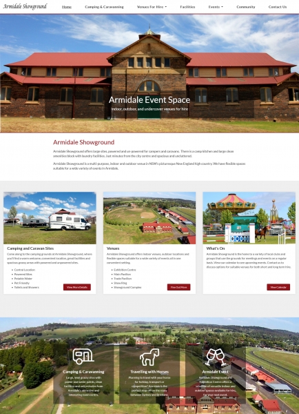 Armidale Showground website