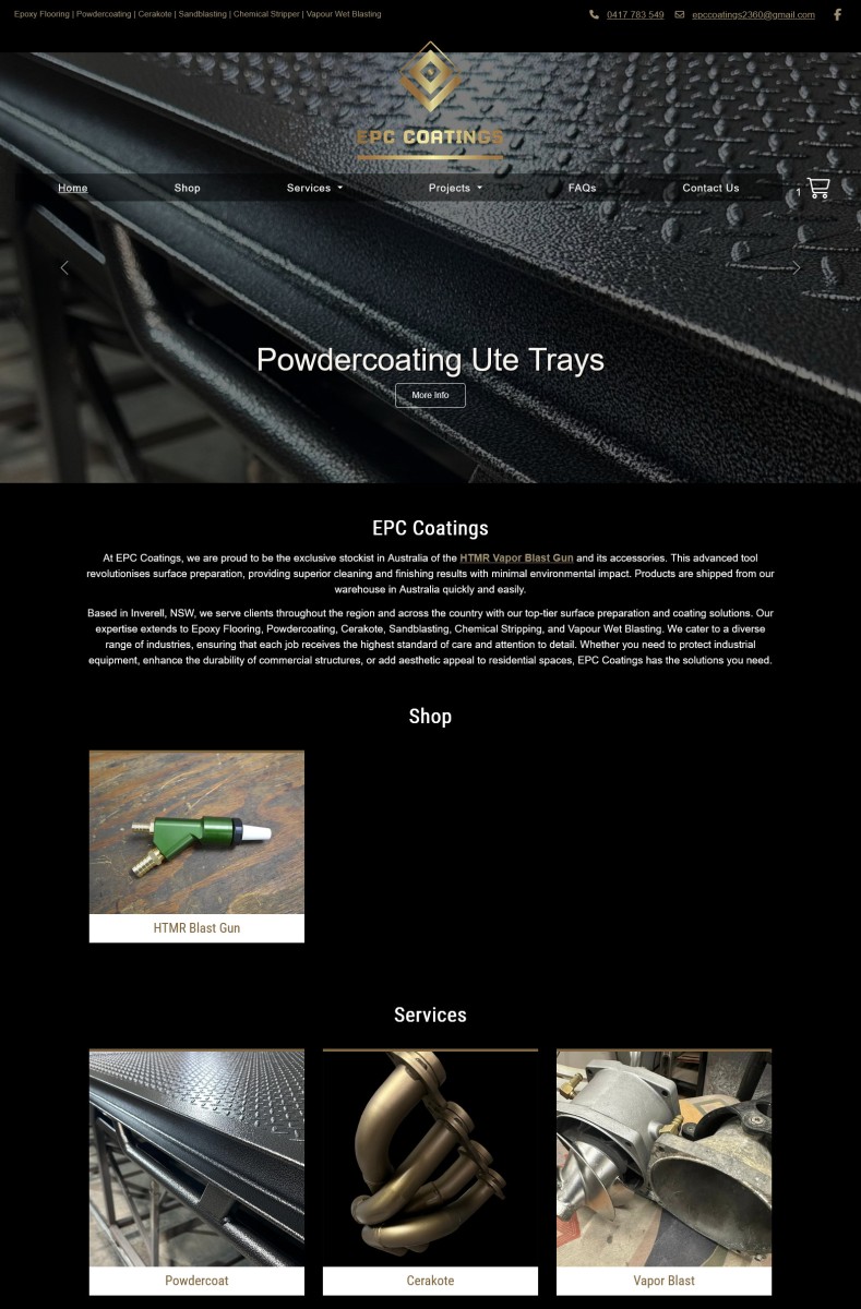 EPC Coatings website