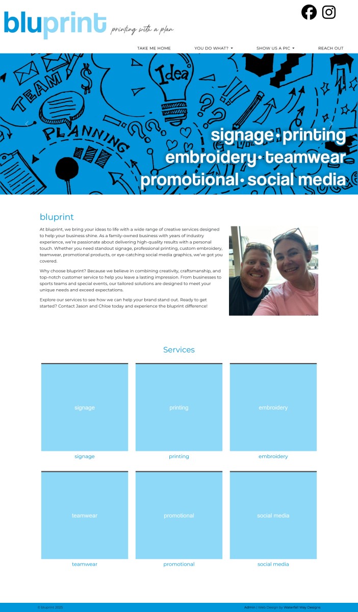 Bluprint website