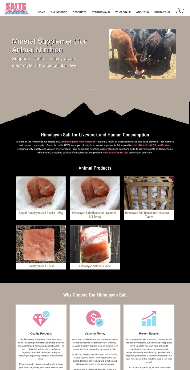 Salts of the Himalayas website